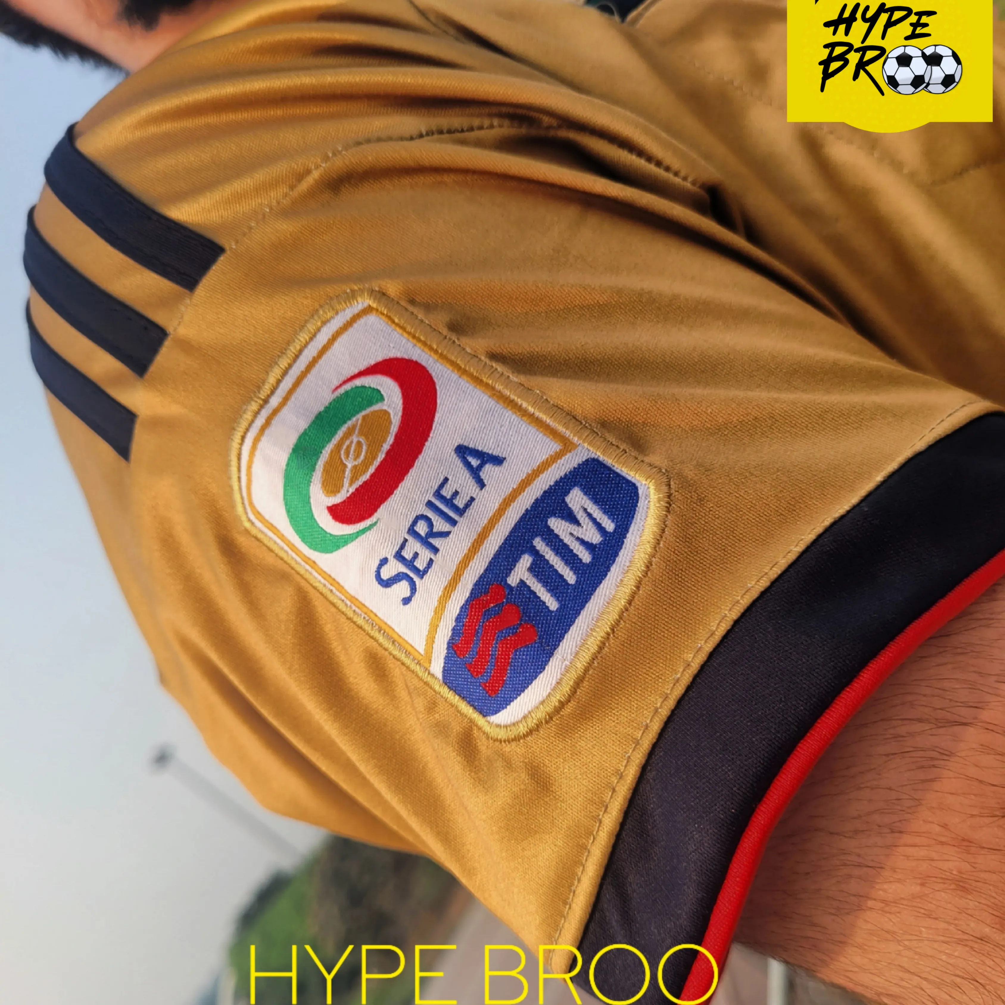 AC Milan 2013/14 Third Kit Serie A Patch Sleeve Detail