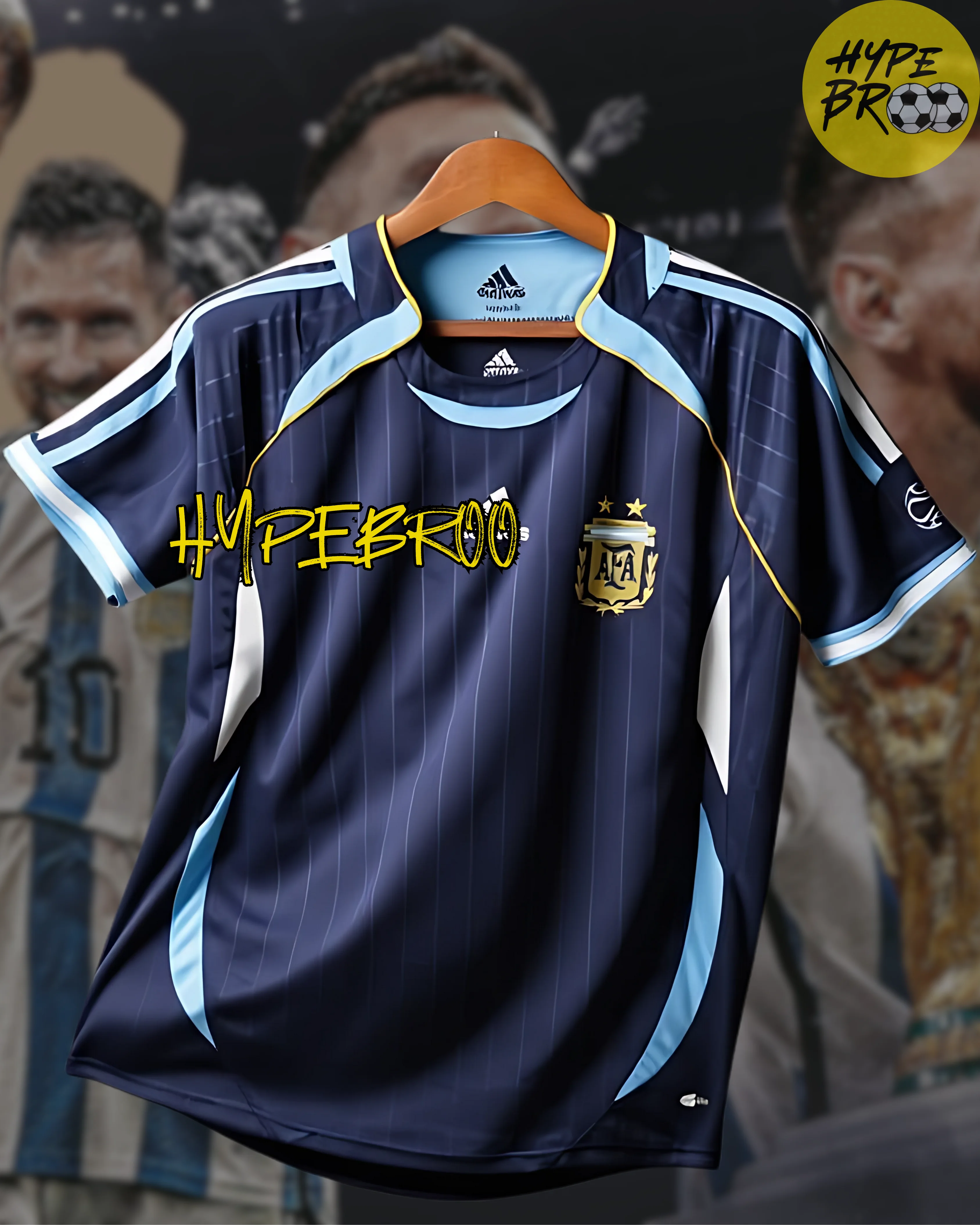 Argentina 2006 Away Retro Kit Front – Buy Football Jersey BD | Hypebroo
