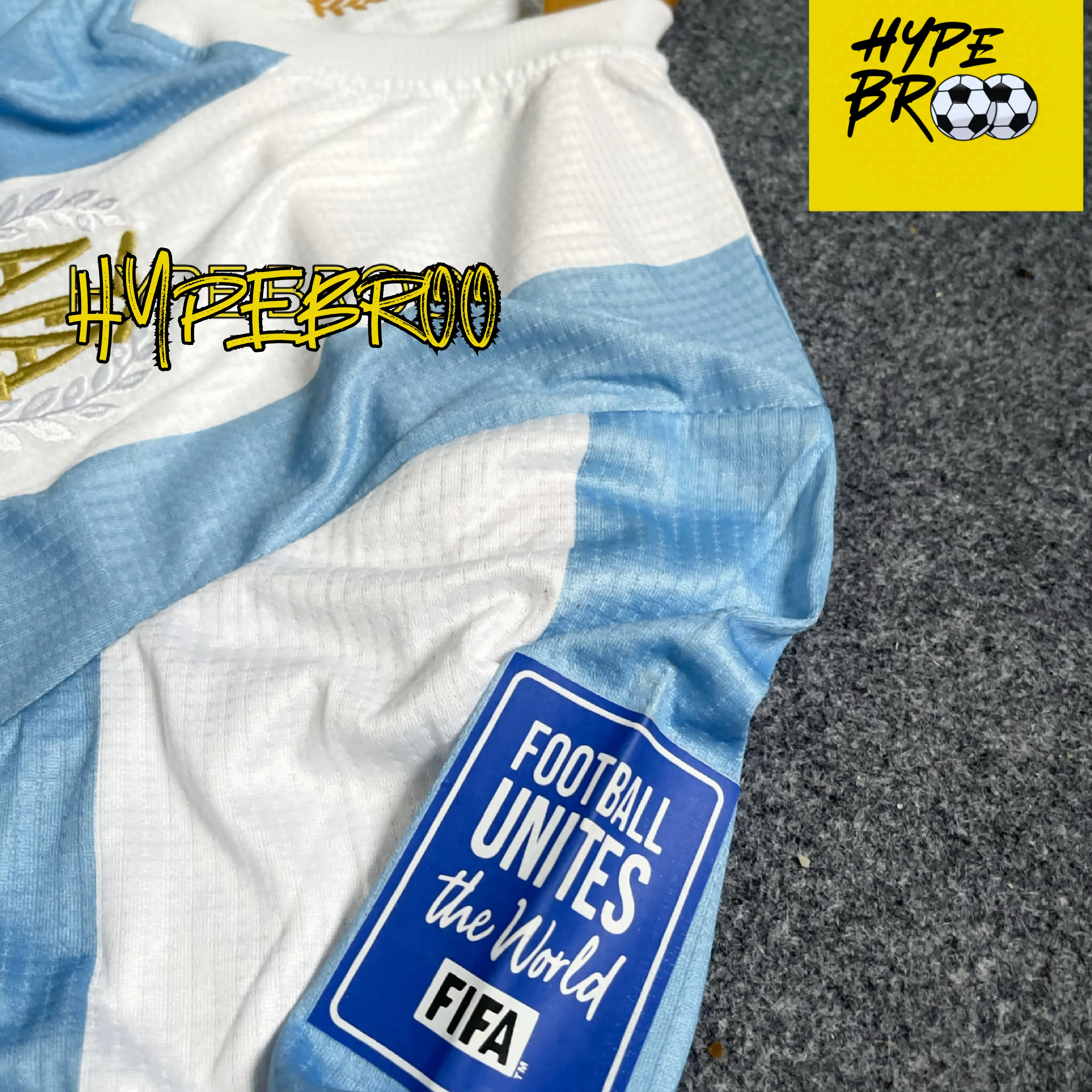 Argentina 50th Anniversary Kit 2025 Right Sleeve FIFA World Cup 2026 Patch