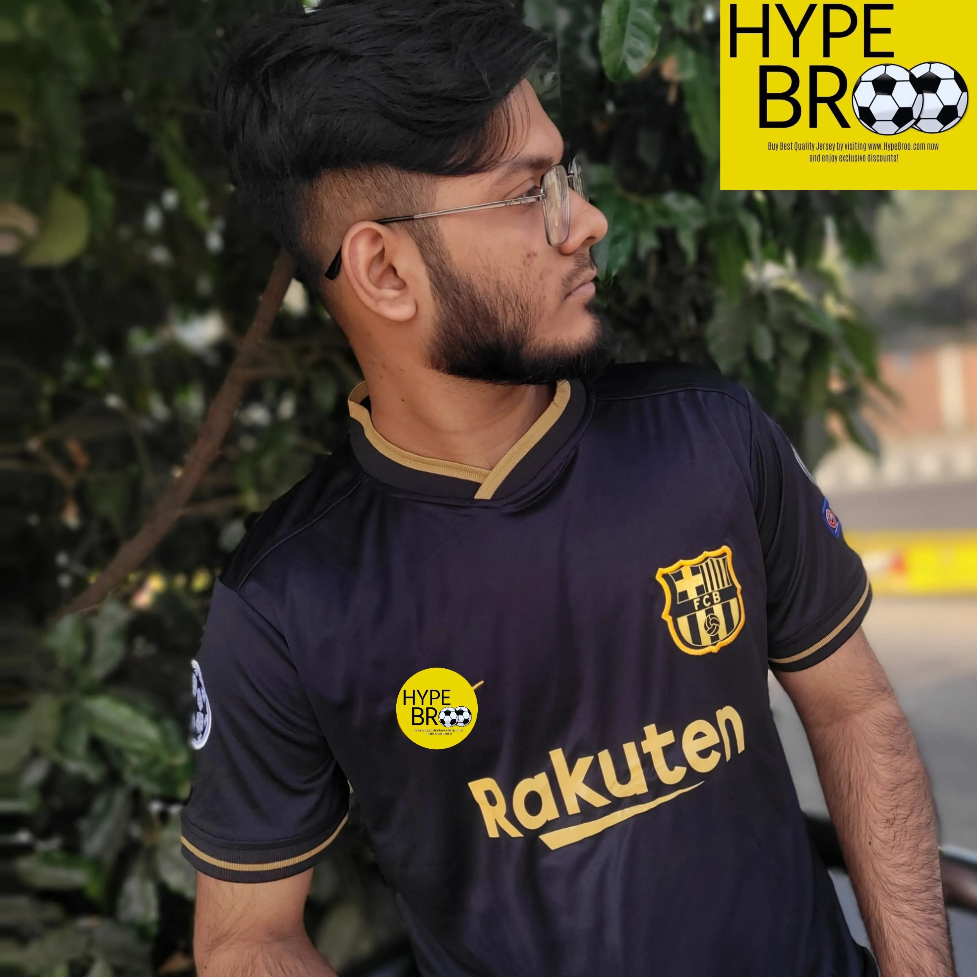 FC Barcelona 2020-21 away kit front view half sleeve – Nike official retro jersey