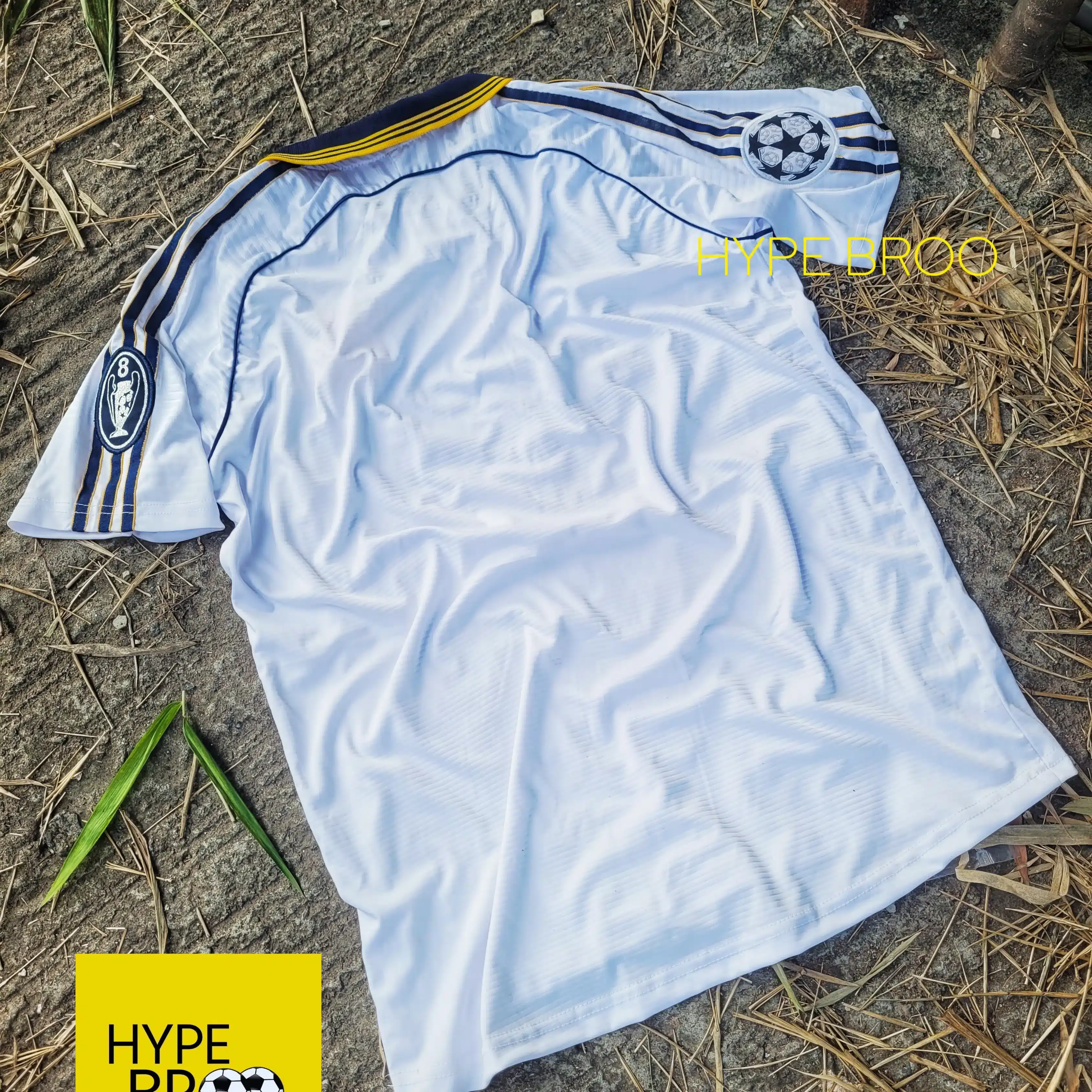 Real Madrid 1998/99 Home Kit Retro Edition Back View