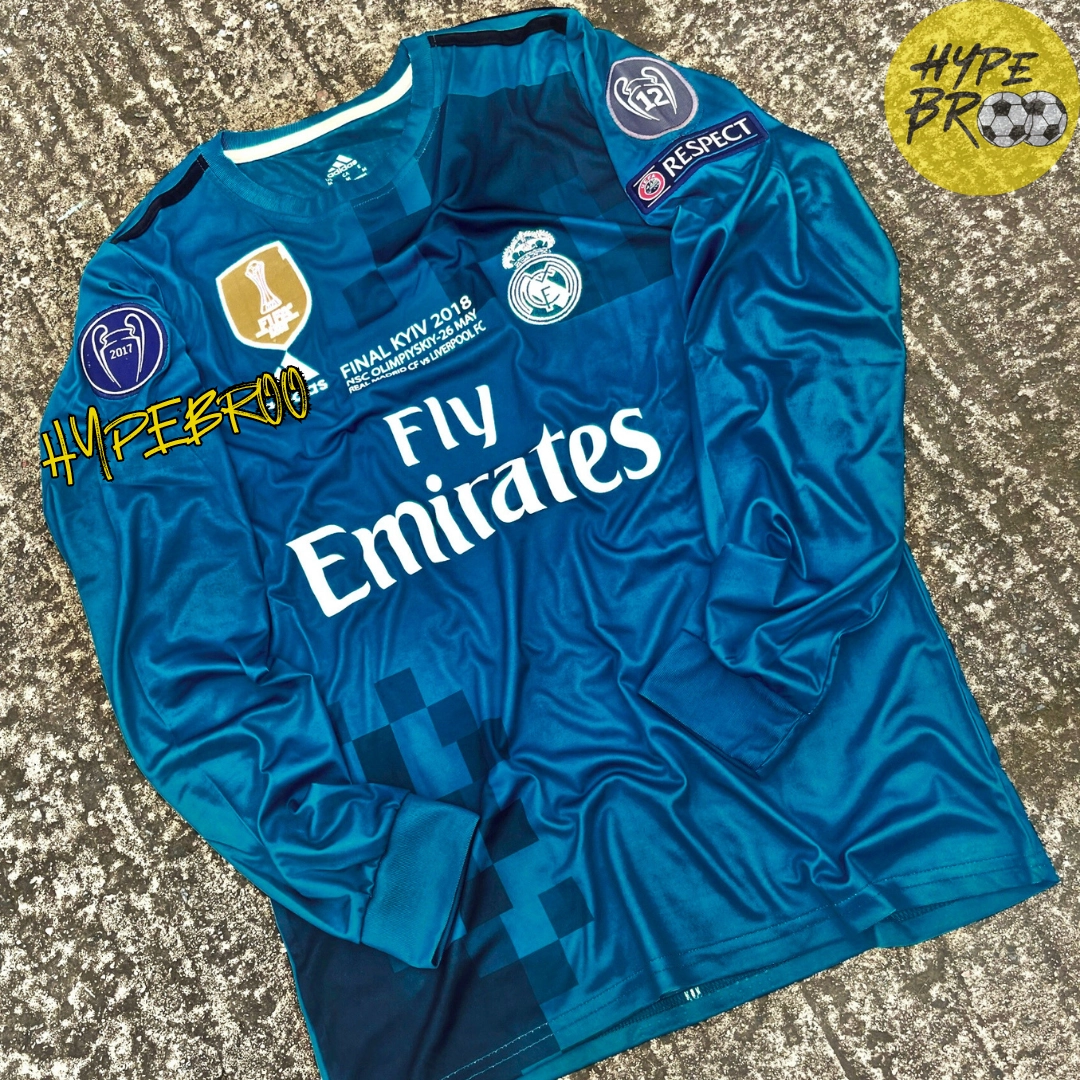 Real Madrid 2017-18 third jersey front full sleeve edition