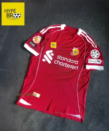 Liverpool Home Jersey 2025 Premium Edition – Embroidered Patches | Buy in Bangladesh | Hypebroo