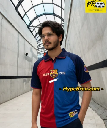 1998–00 Retro Half Sleeve – Blue Red Classic